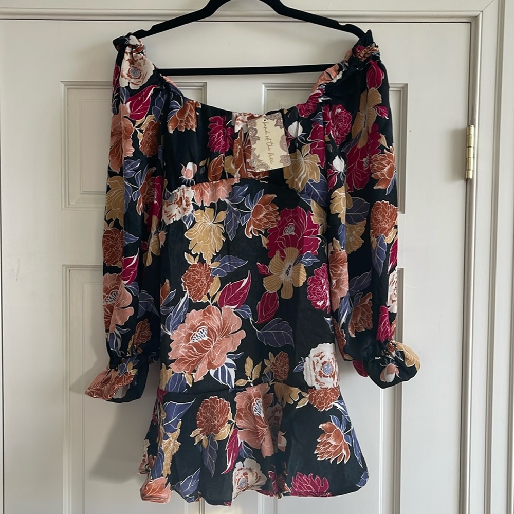 Band of the Free floral dress B.O.G. Collective size extra small